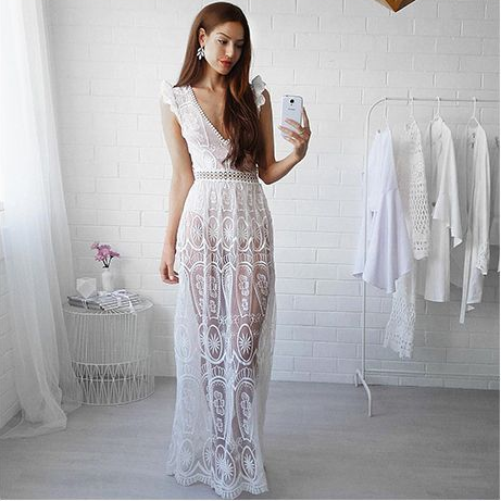 ss Backless Dress Elegant Christmas Maxi Long Dress Vestidos