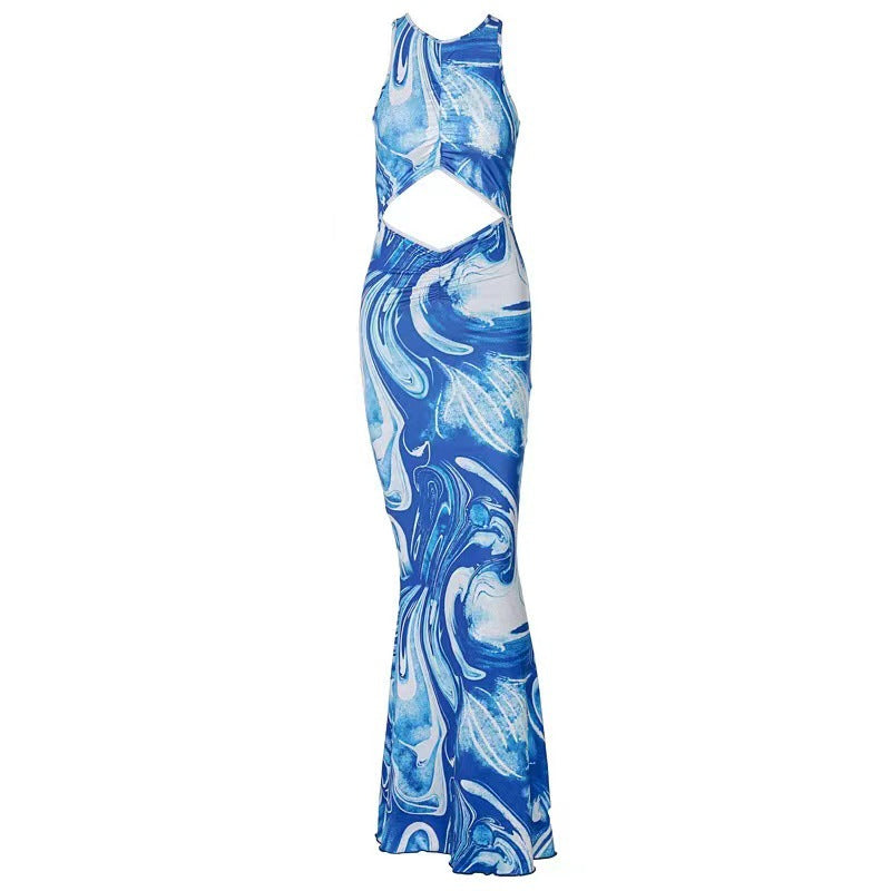 Beach Body con Dresses Hollow Out Off Shoulder Backless